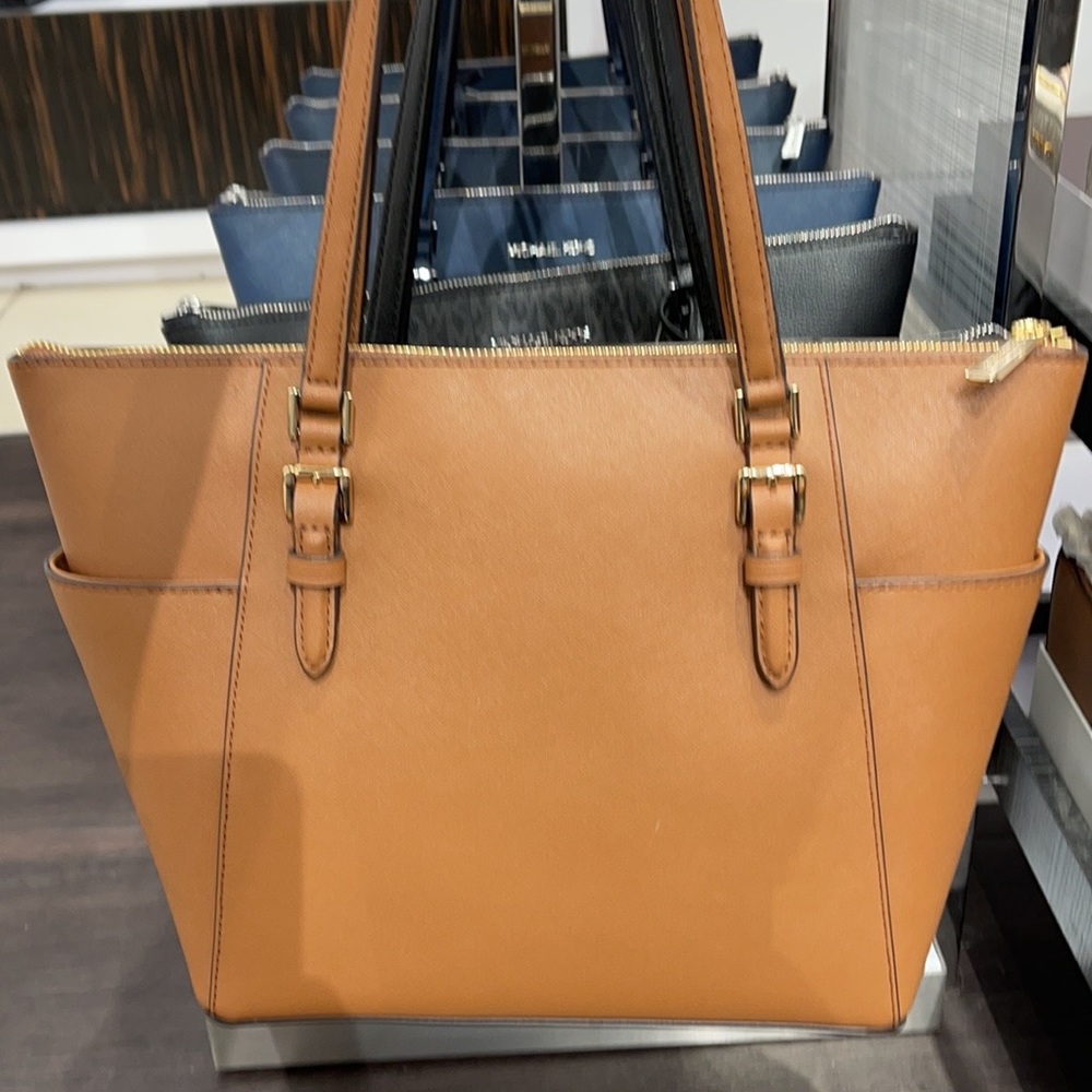 MICHAEL KORS CHARLOTTE LARGE TOP ZIP  Tote bag - Picture 6 of 15